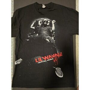 Lil Wayne‎ I'm still music 2011 tour, Mens black tshirt sz small, Minaj tour